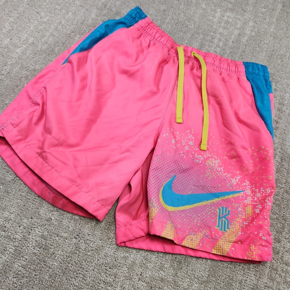 Nike Kevin Durant Shorts Men Small‎ 90s Woven Mesh Lined 5" Pink Sniper